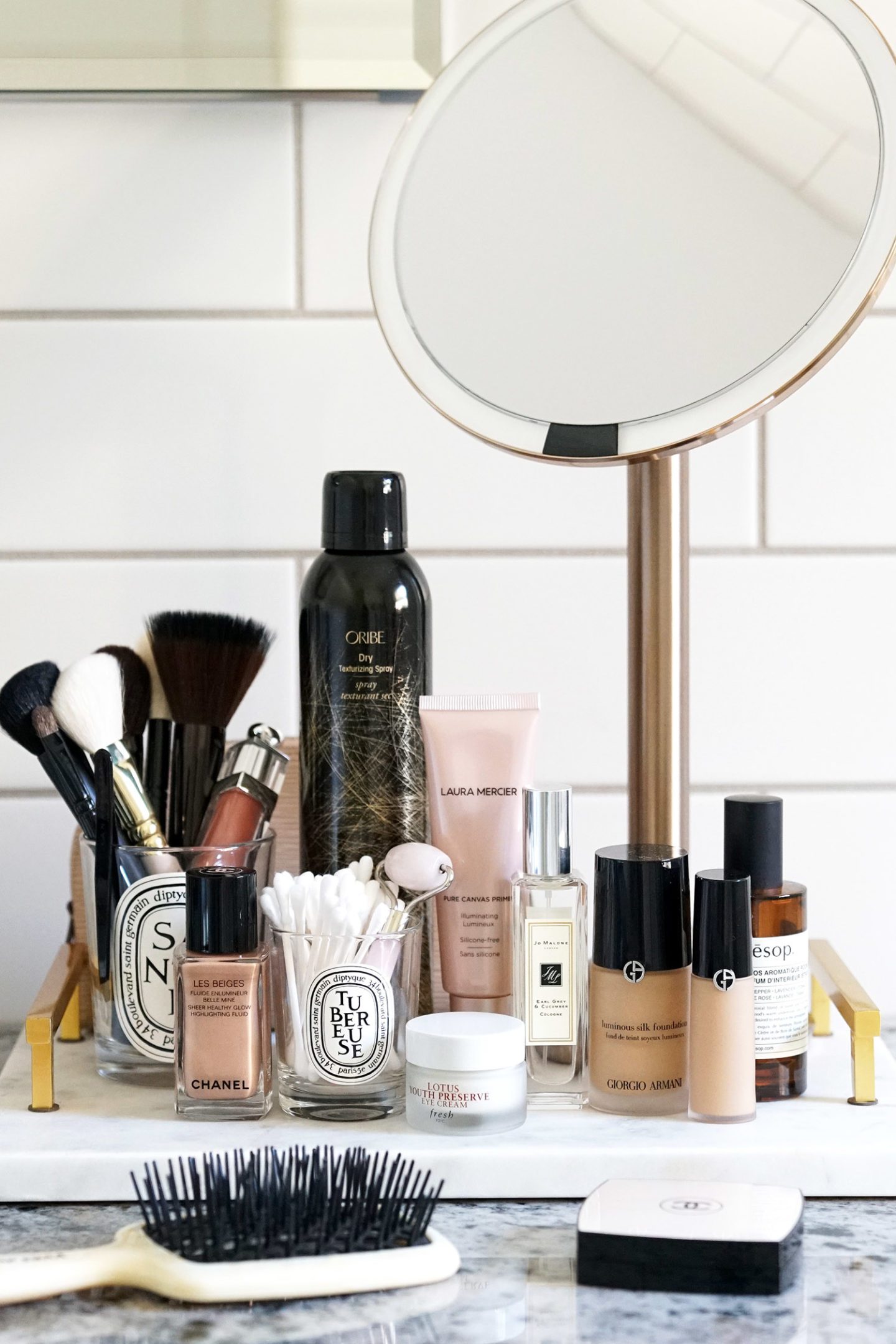 Beauty Look Book Vanity Bathroom