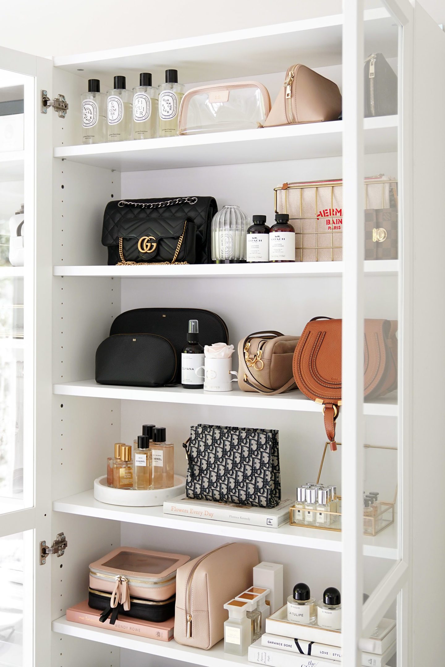 Best Makeup Bags, Ikea Billy Bookshelf, Daily Edited, Cuyana | The Beauty Look Book