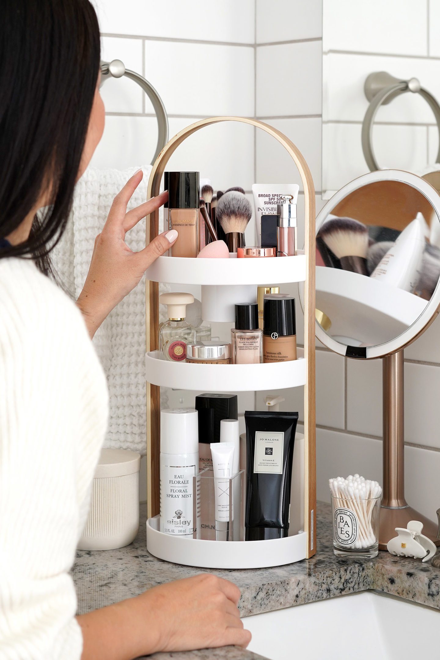 Best Beauty Organizers Umbra Bellwood Organizer Tower